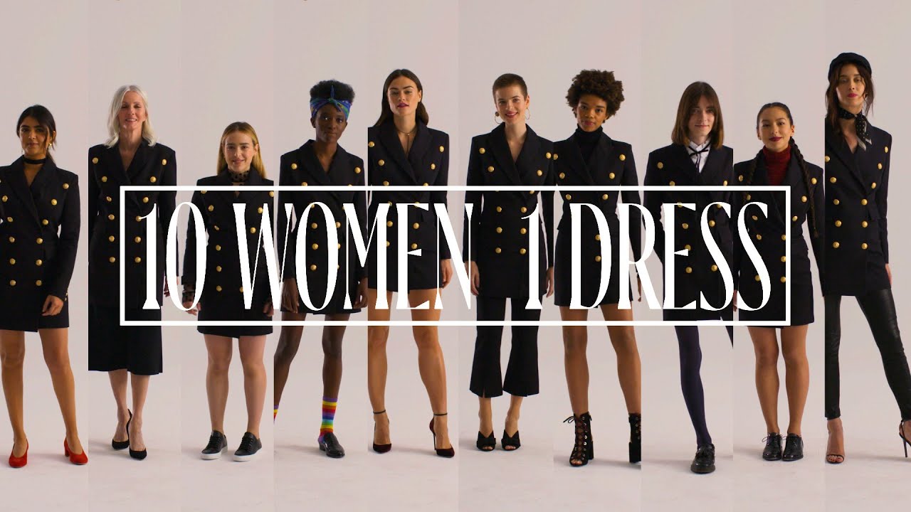 10 Women Wear the Exact Same Balmain Dress | W Magazine