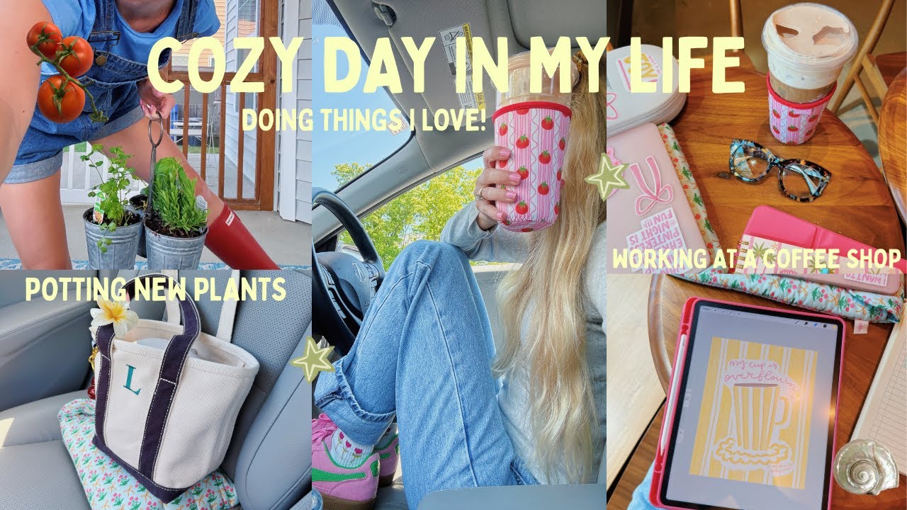 day in my life!!! having a little me day and plant shopping
