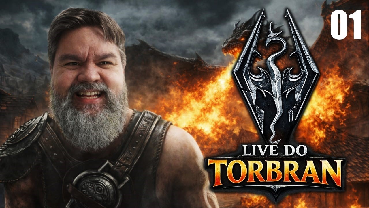 TORBRAN JOGA SKYRIM COM MODS - LIVE - Episódio 01