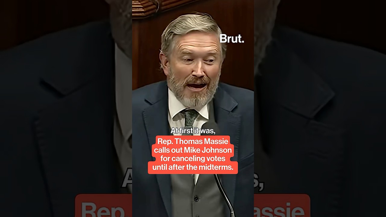 Thomas Massie rips Mike Johnson for canceling House votes.