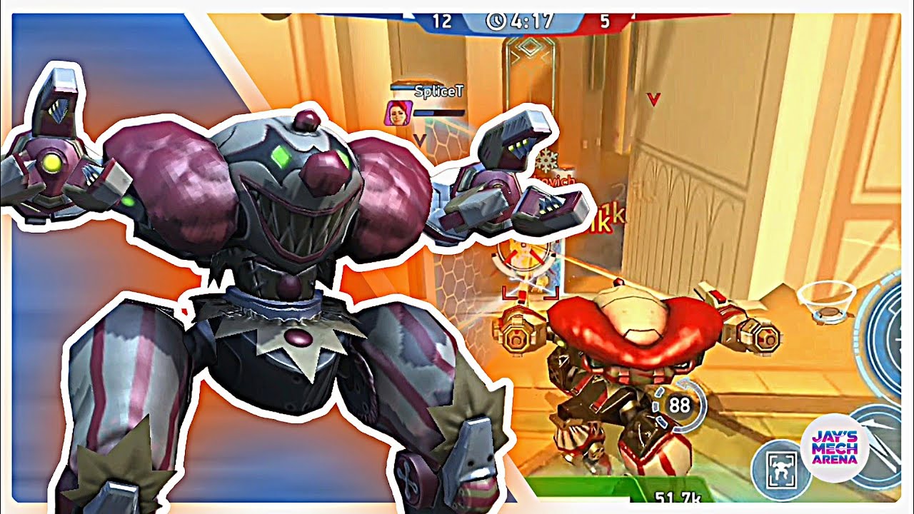 Panther + Dual Graviton Beam 10 💀 | Critical Mass Tear Everything Apart | Mech Arena Gameplay |