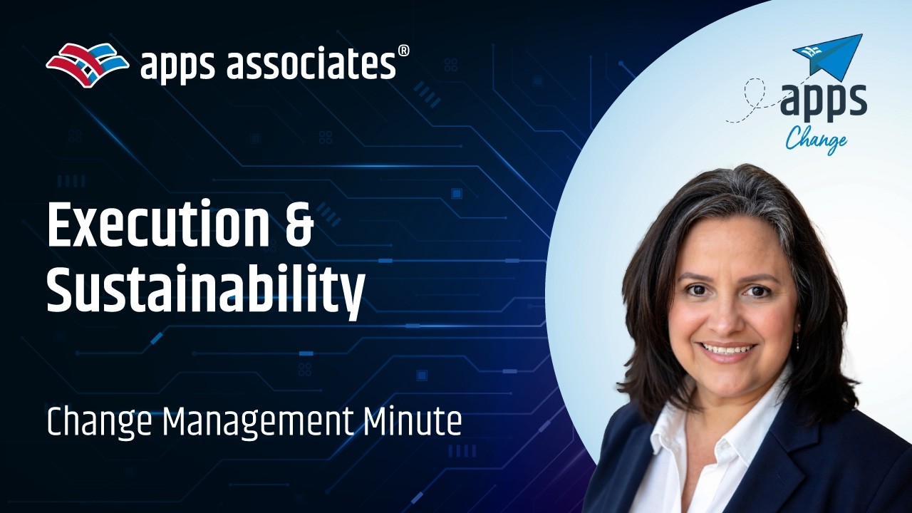 Sustaining Change after Go-Live - Change Management