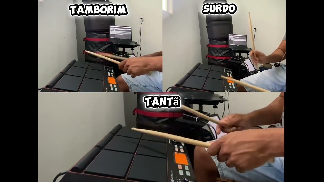 P do pecado(percussão-DMX600)🎶🥁 