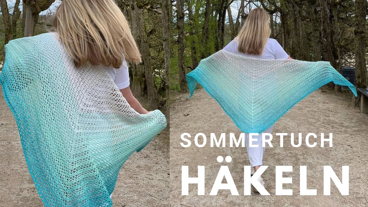 WOW..SOMMERTUCH HÄKELN | kostenlose Anleitung @BaryWoll & Friends