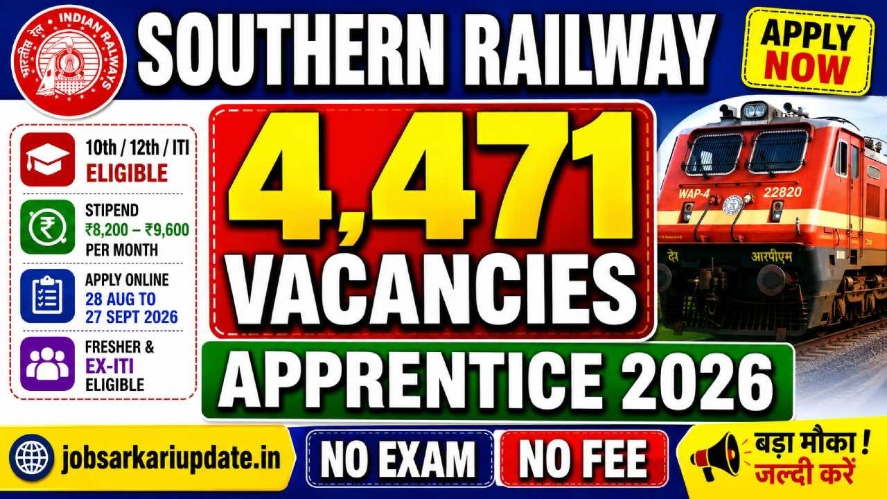 Railway Apprentice Vacancy 2026 🔥 4,471 Posts | 10th + ITI Eligible | Apply Online