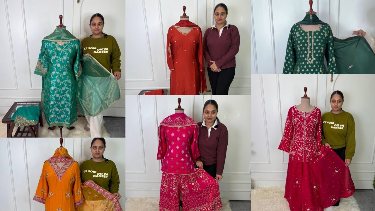 Heavy Handwork Punjabi Suits 8829800004 Shades By Diljot Designer Studio  Mohali Ph. 7