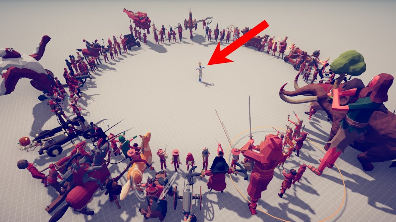 SUPER PEASANT VS EVERY UNIT Totally Accurate Battle Simulator TABS