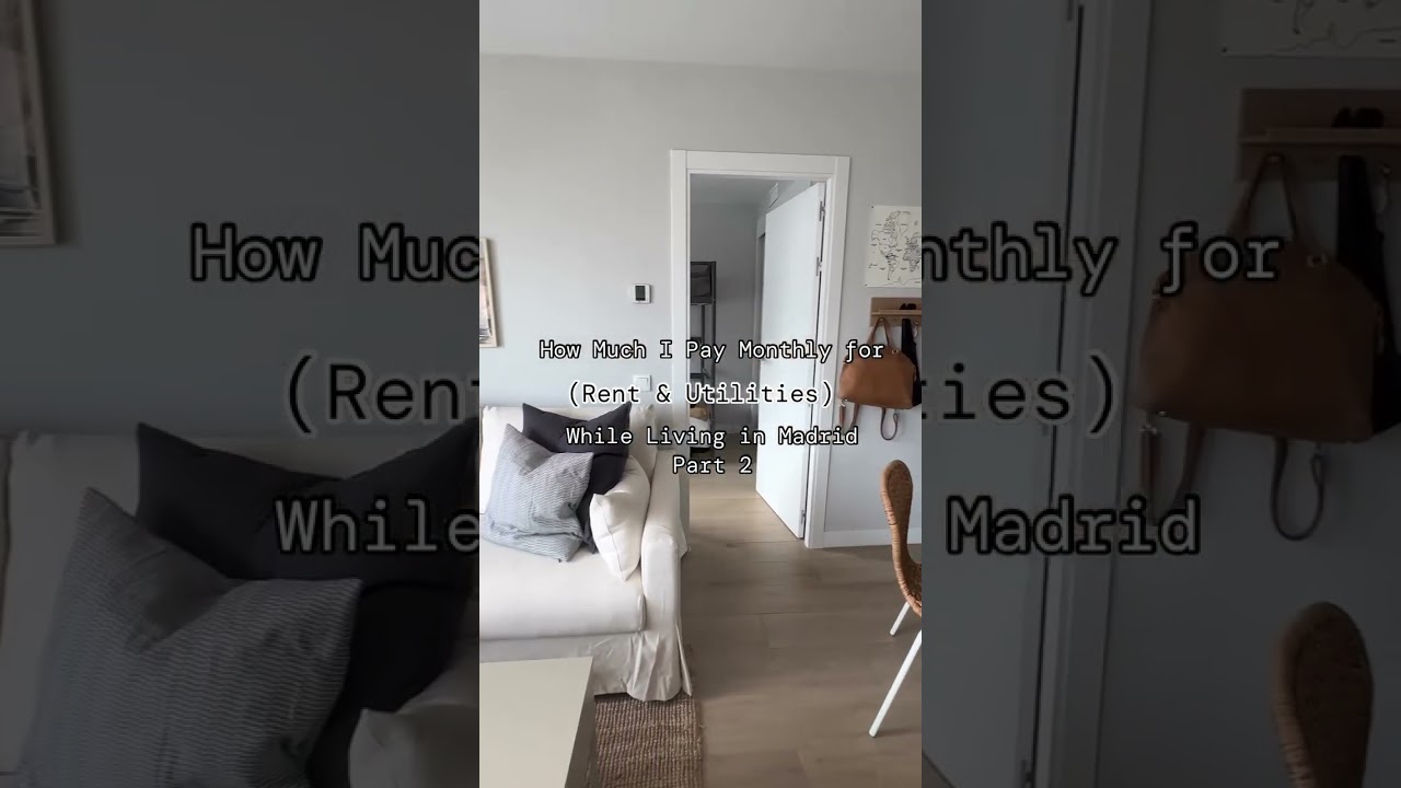How much we pay for our tiny apartment in Madrid, Spain as Americans:
