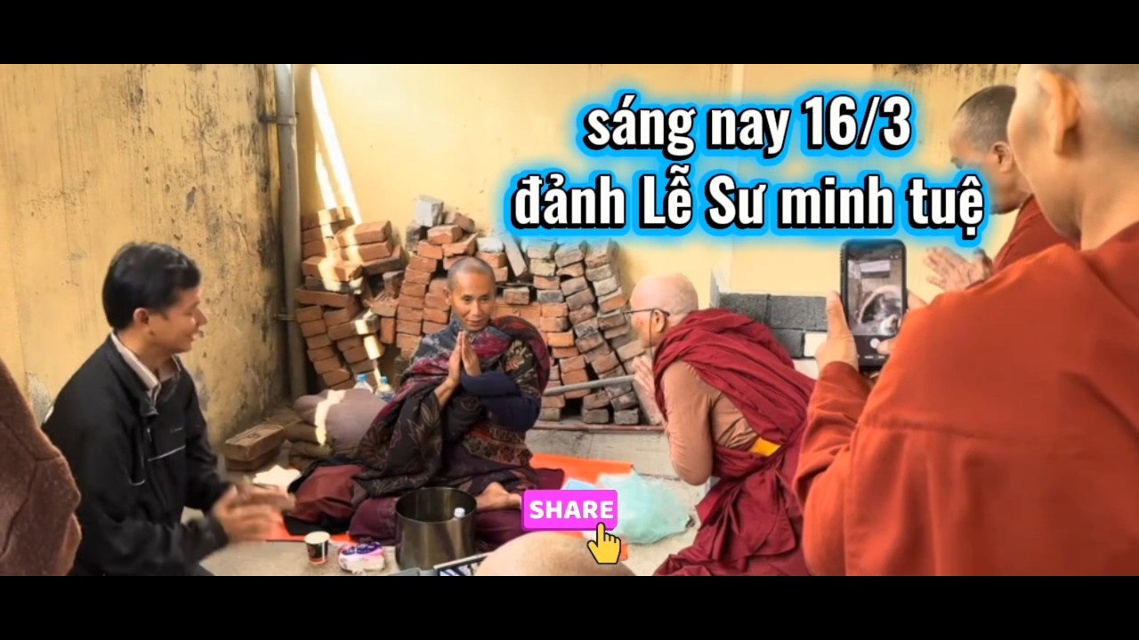 Sáng nay. 16/3.các chư thiên đảnh Lễ sư minh tuệ. #trưởngtv
