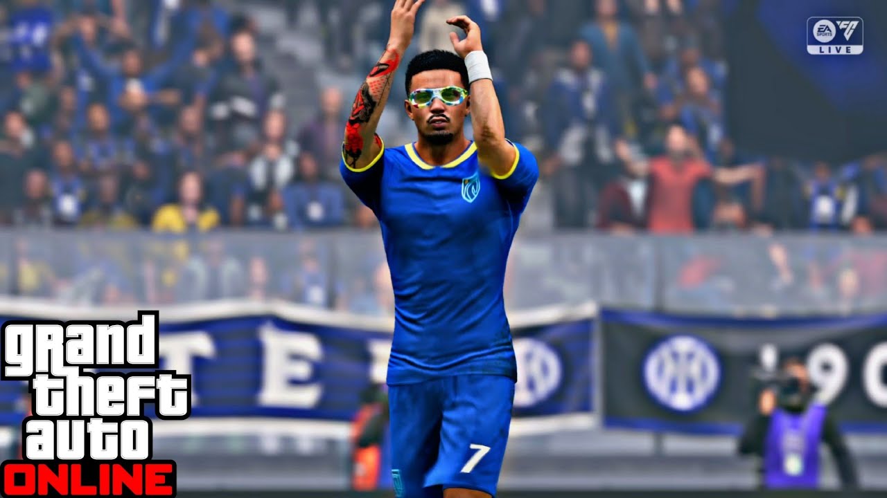 A Day in a life of a pro in gta online / Match Day vs inter