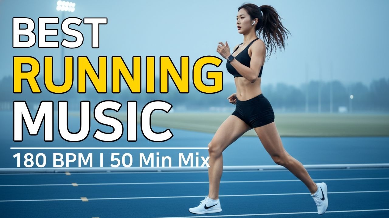 Музыка для бега 180 BPM | 50 мин Каденс 180 | Марафонский темп | JeeniTree