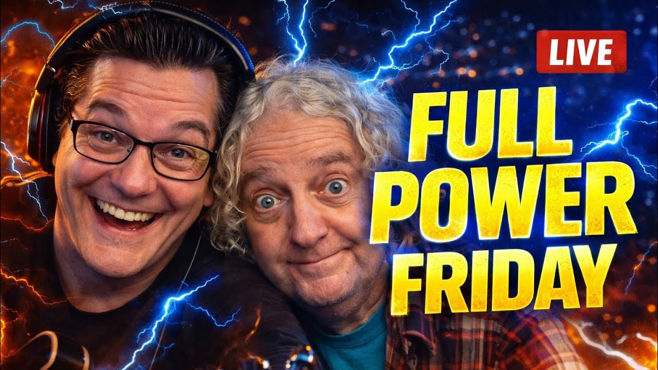 Full power Friday! The Legendary Sparky and Kevin G Nicholson are live#guitar