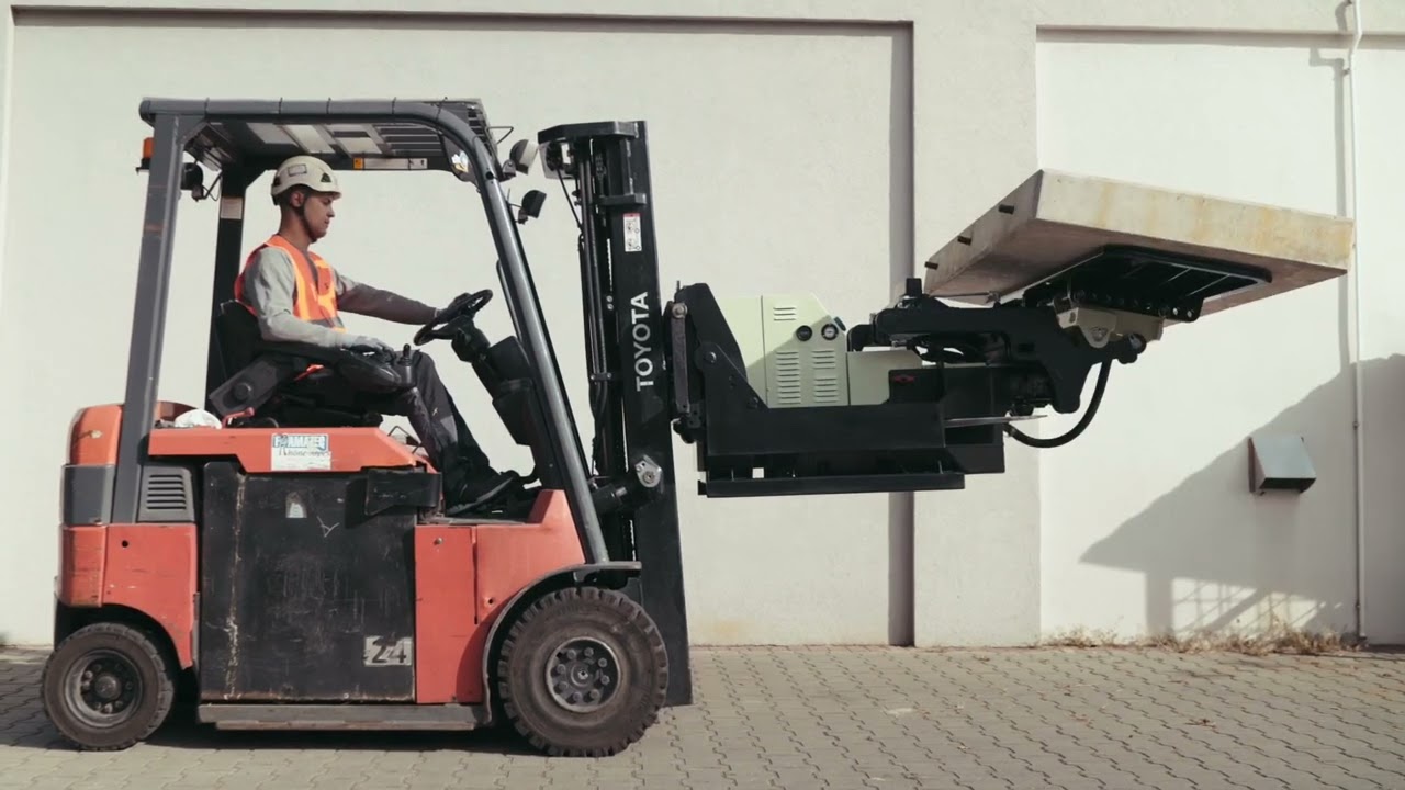 MONKEY - machine for rotate concrete elements