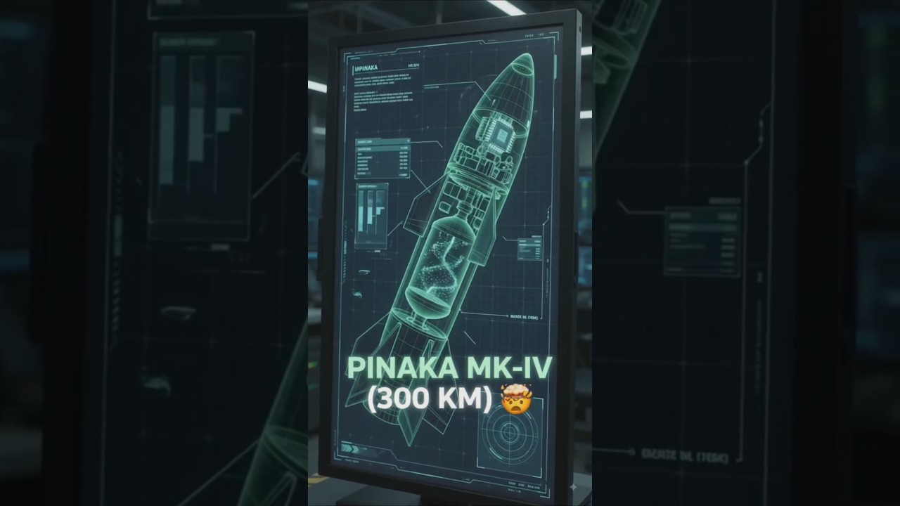 DRDO's Monster! 🚀 Pinaka Mk-4 250km Rocket 🇮🇳 #shorts