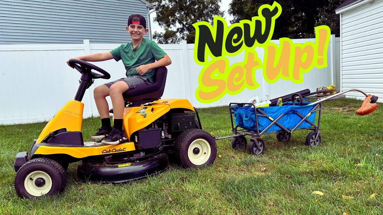 Updated Lawn Care Setup! Mowers, Tools & Trailer! 
