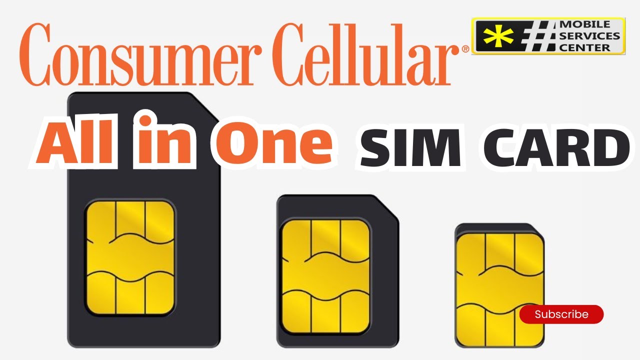 All in one SIM card from Consumer Cellular