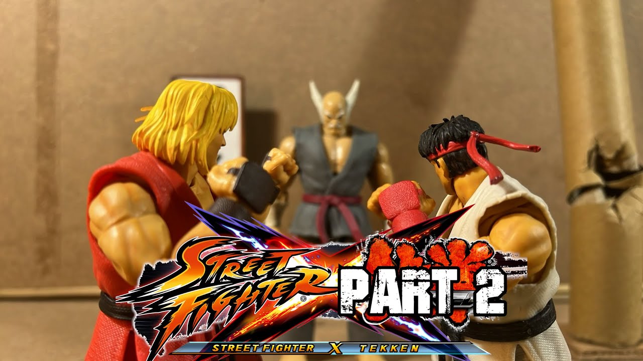 Street Fighter x Tekken Stop Motion Fight Part 2 Jada Toys Action figure