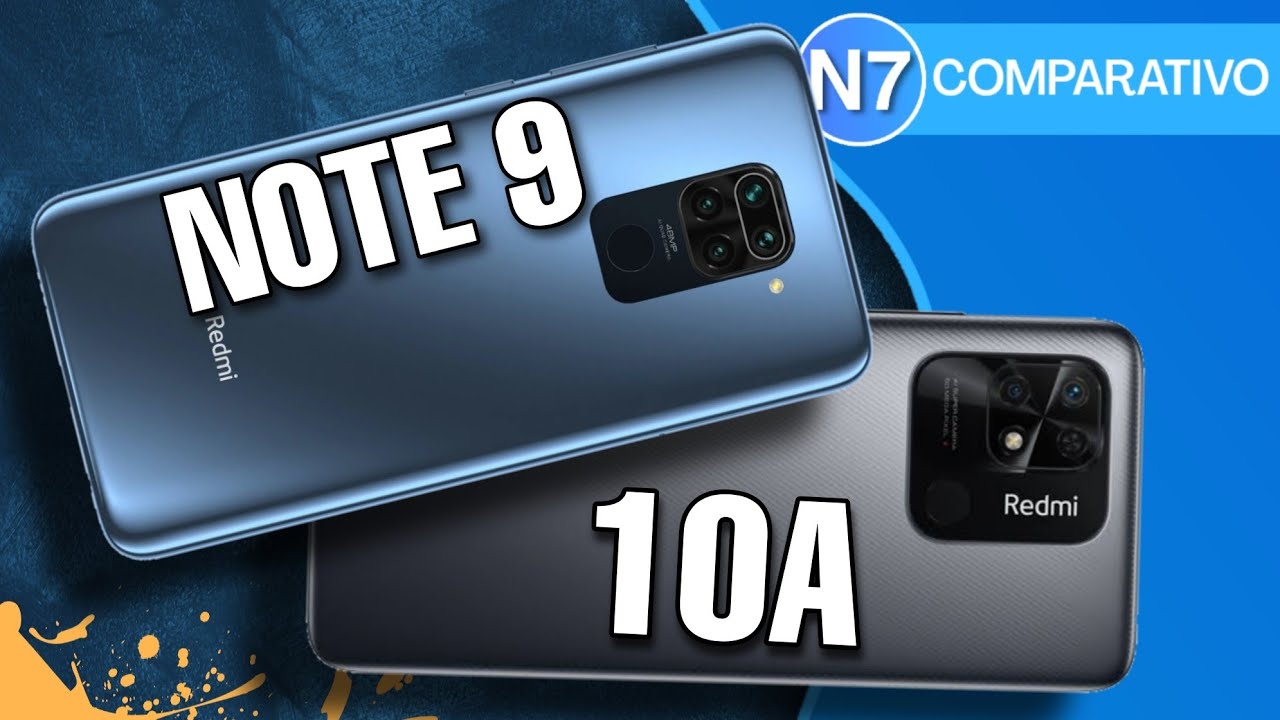 NOTE 9 VS REDMI 10A | Comparativo