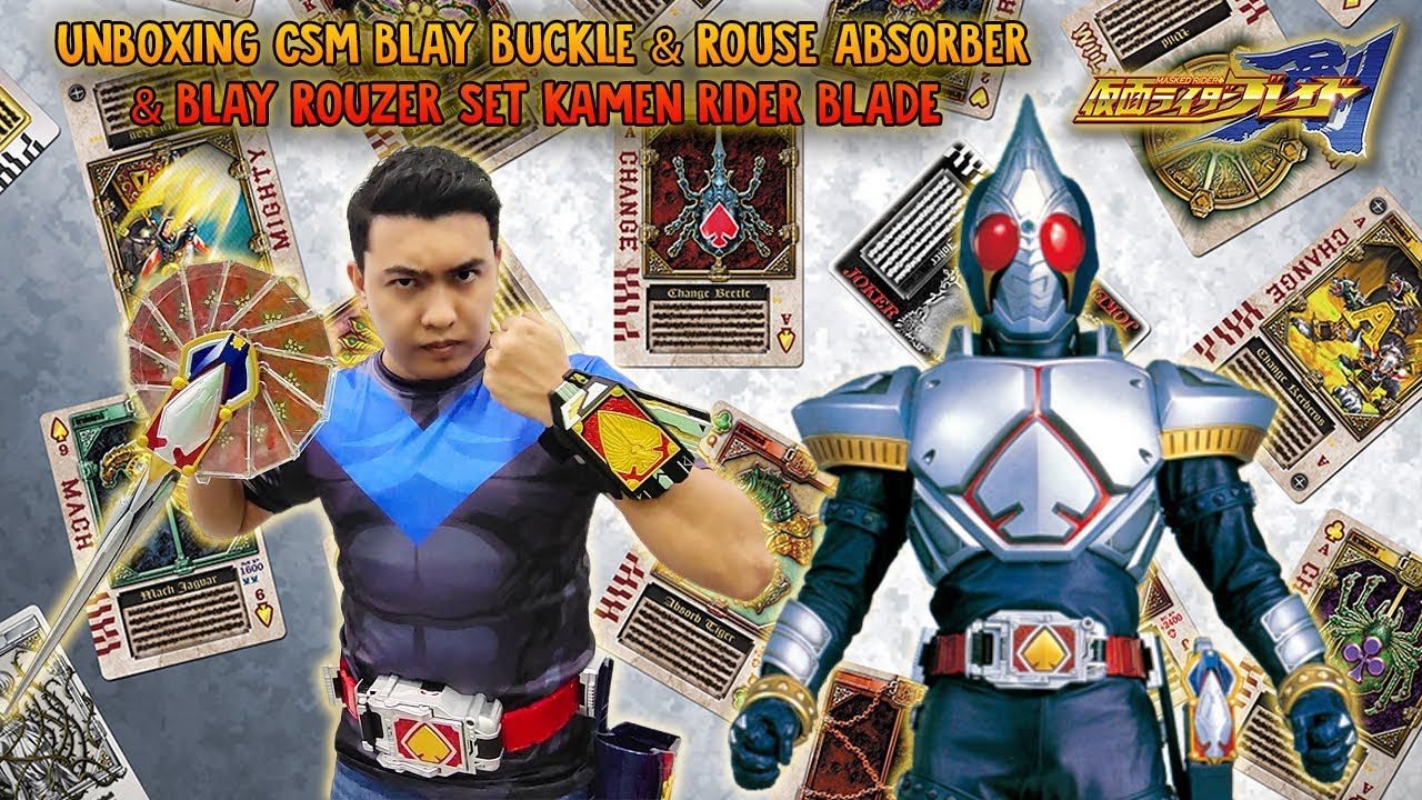 CSM BlayBuckle, RouseAbsorber & BlayRouzer set - Kamen Rider Blade - Unboxing  & Review