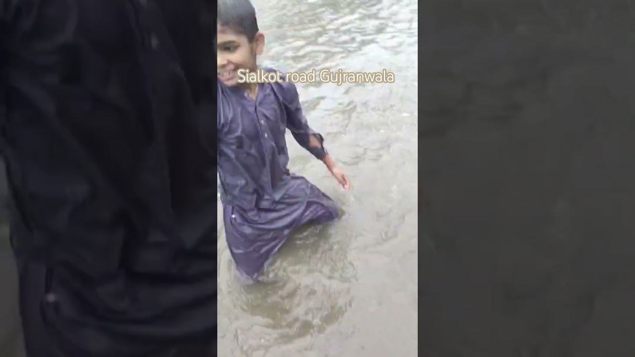 Heavy Rain on Sialkot Road, Gujranwala