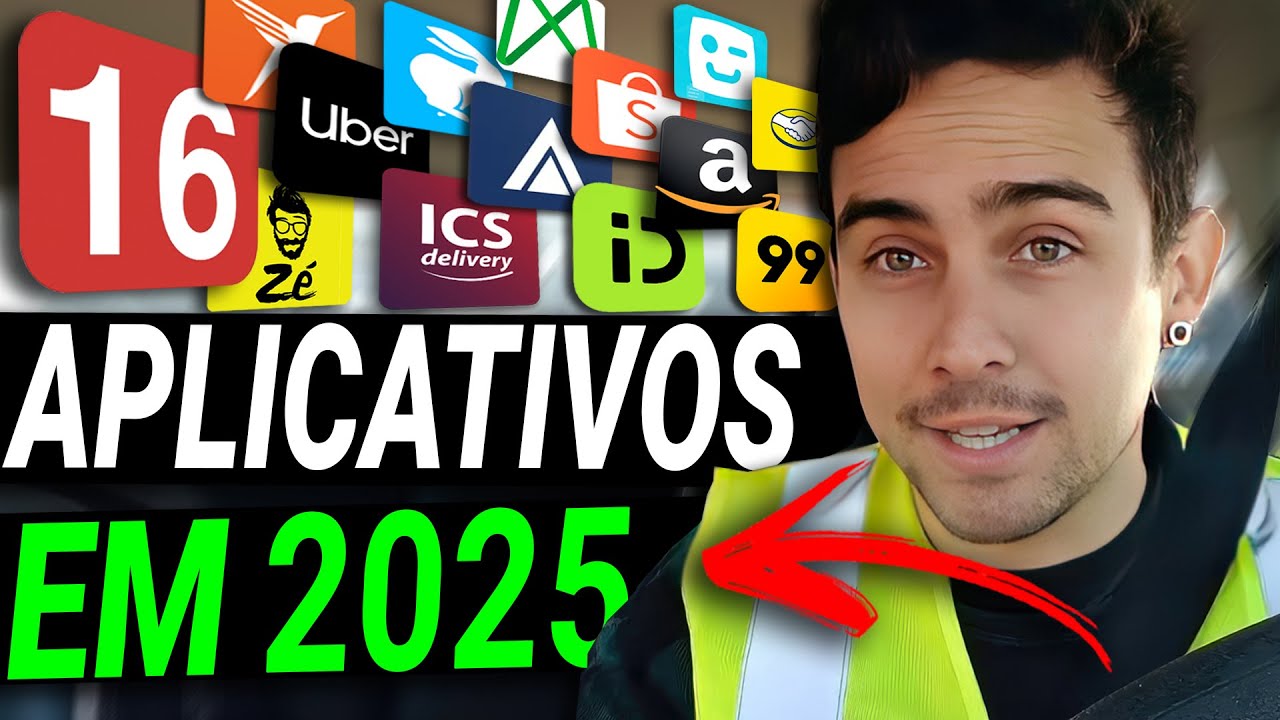 16 APLICATIVOS pra TRABALHAR em 2025 ( Moto, Carro & Utilitário )
