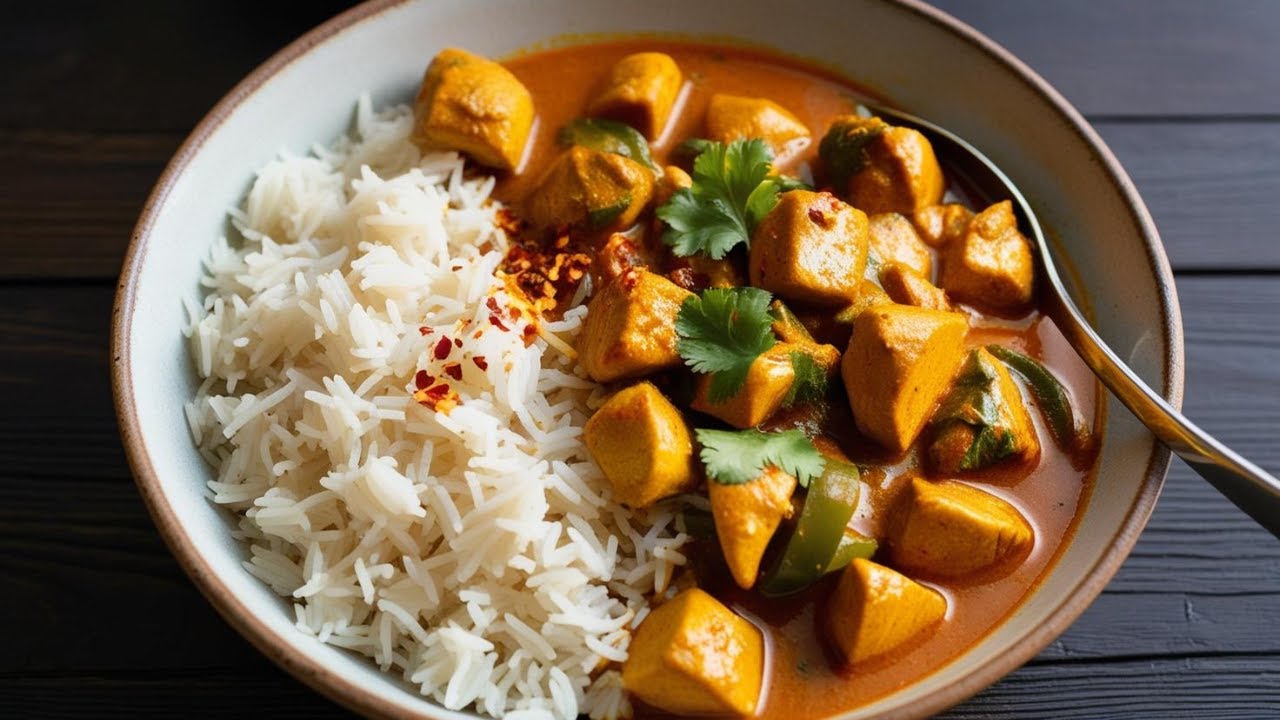 El SECRETO para un POLLO AL CURRY cremoso y lleno de SABOR
