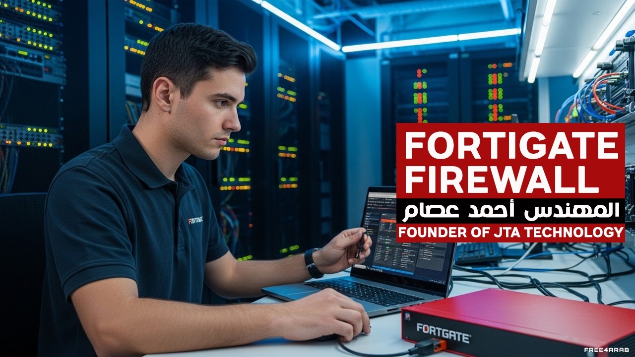 06-Межсетевой экран Fortigate (Установка Fortigate) Автор: Инг-Ахмед Эссам | Арабский язык