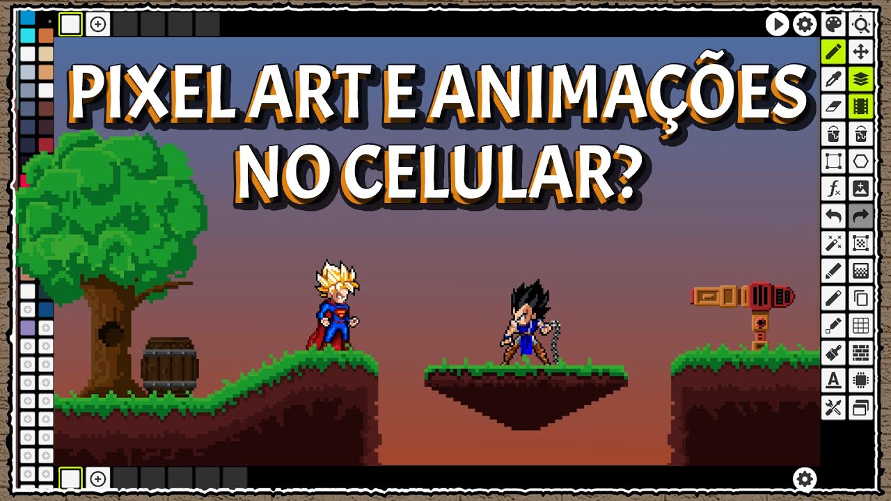 Um ÓTIMO APLICATIVO para fazer ANIMAÇÕES em PIXEL ART?