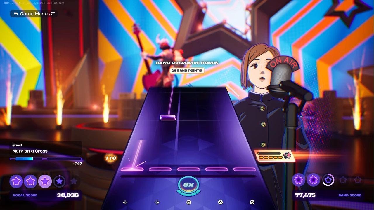 Nobara sings Mary On A Cross in (Fortnite Festival)