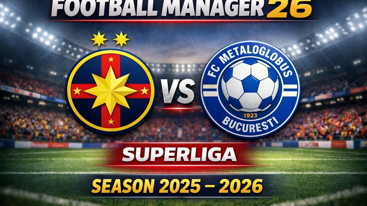FOOTBALL MANAGER 26 | FCSB - FC METALOGLOBUS | SUPERLIGA | SEASON 2025 - 2026