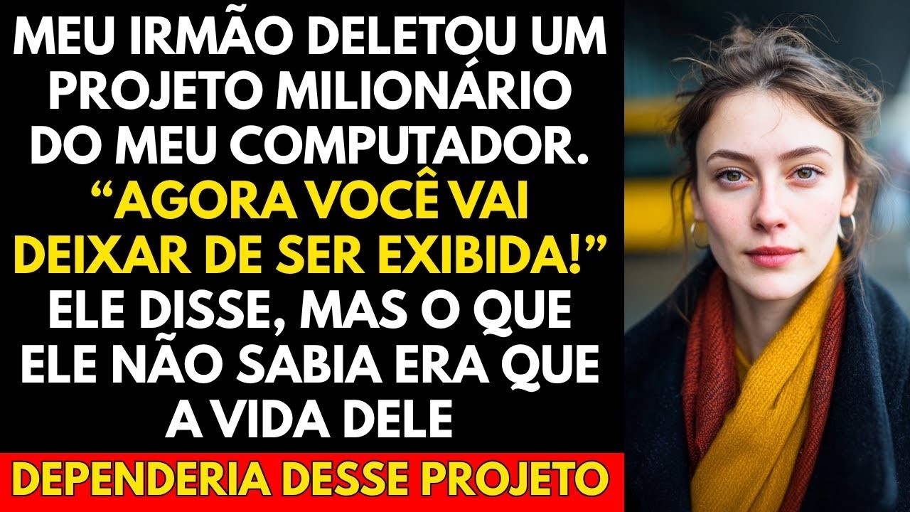 Meu Irmão Deletou Um Projeto Milionário Do Meu Computador  “Agora Você Vai Deixar De Ser Exibid