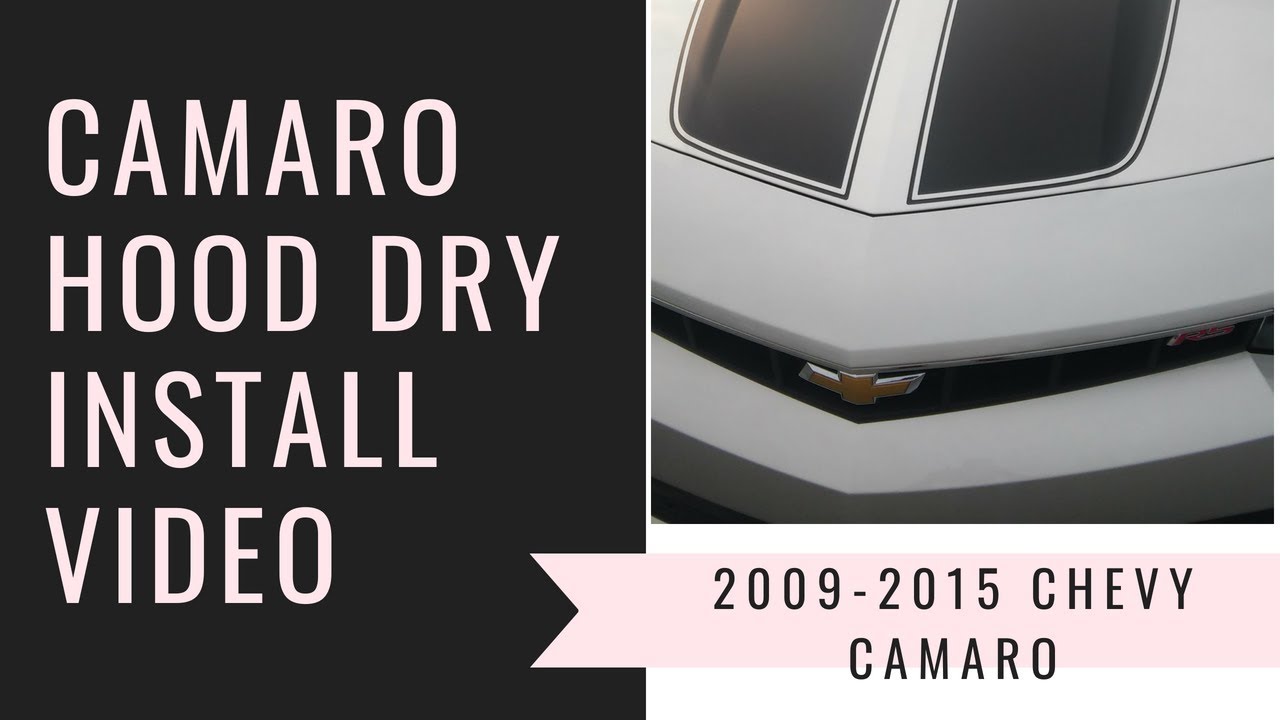 2008-2015 Chevy Camaro Rally/Racing Hood Stripes | Guest Submitted DRY Install Video - YouTube FCD