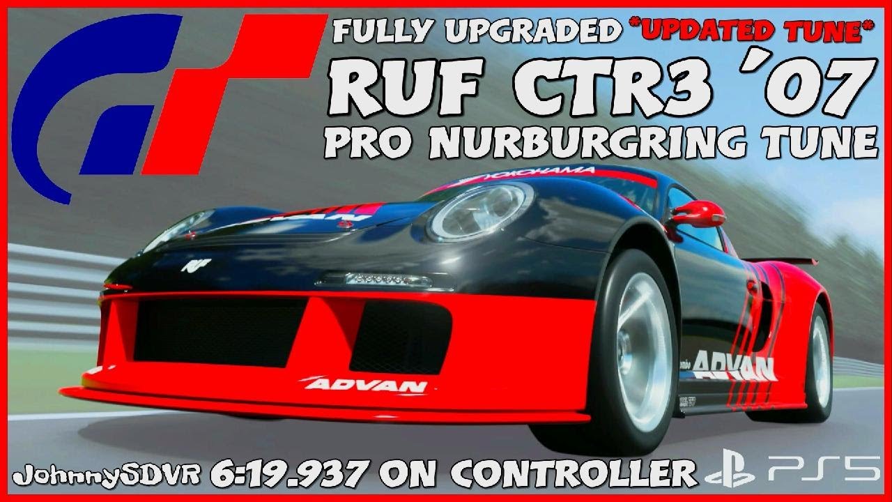 Gran Turismo 7 - RUF CTR3 '07 Pro Tune | Nurburgring Updated Setup | GT7 RUF Tune |