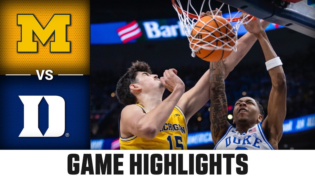 Michigan vs. Duke Game Highlights | 2025-26 ACC Men's Basketball