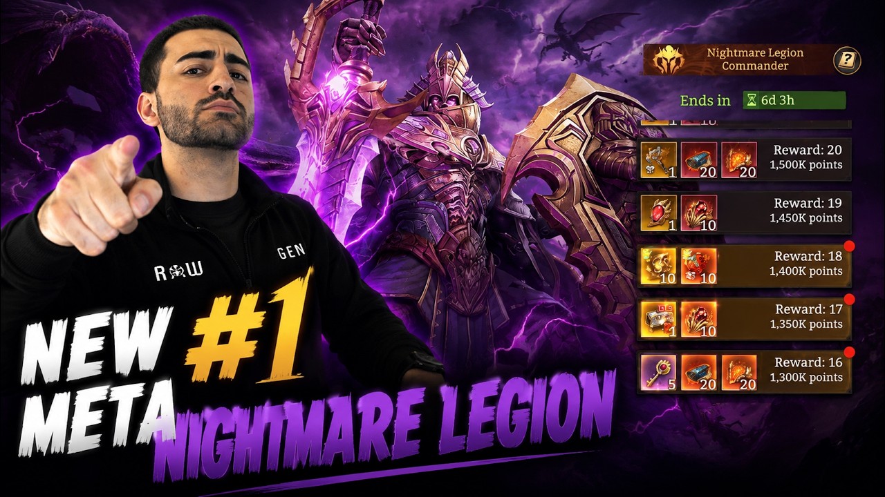 NEW #1 Su Yue Codex Meta | Nightmare Legion Commander Guide | Max Rewards Easy | Watcher of Realms