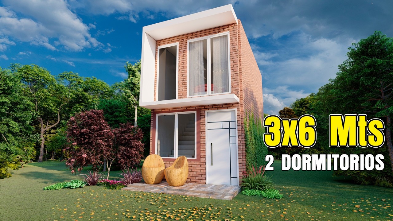Casa 3x6 Metros | Ideal para Construir sobre un Garaje