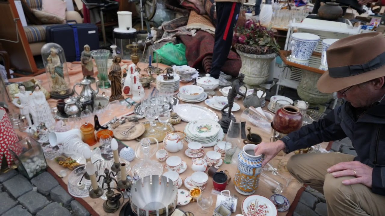 Flea Market in Brussels Belgium