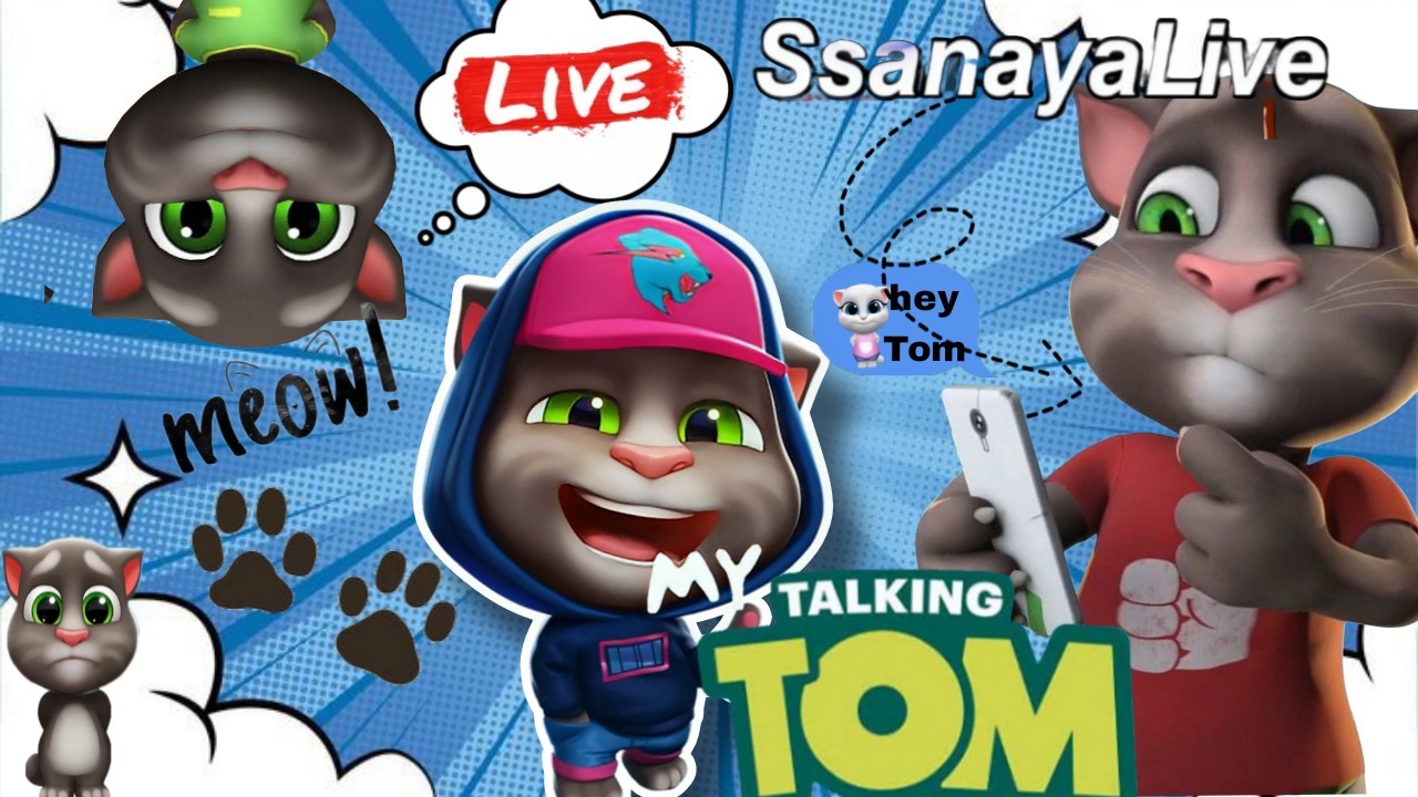 🔴Live Talking Tom with Ssanaya Live | #talkingtom #trending #shortfeed #shortlive #funny #live