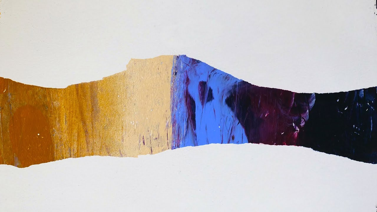 Abstract shapes & lines on the gel plate | The Unexpected Lady | Monoprinting Day 11