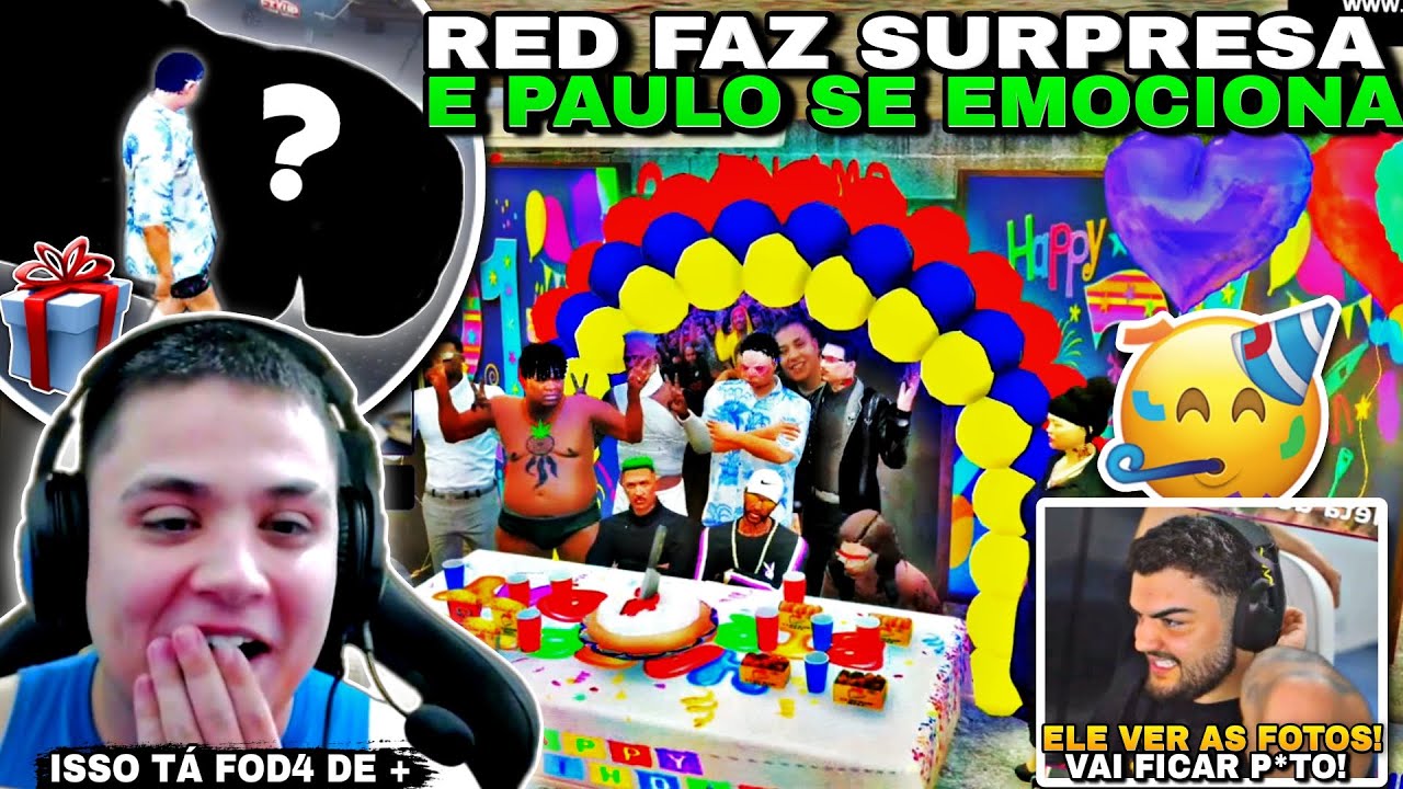 ANIVERSÁRIO do PAULINHO O LOKO com MUITAS SURPRESAS e RESENHAS (Gta Rp Complexo)