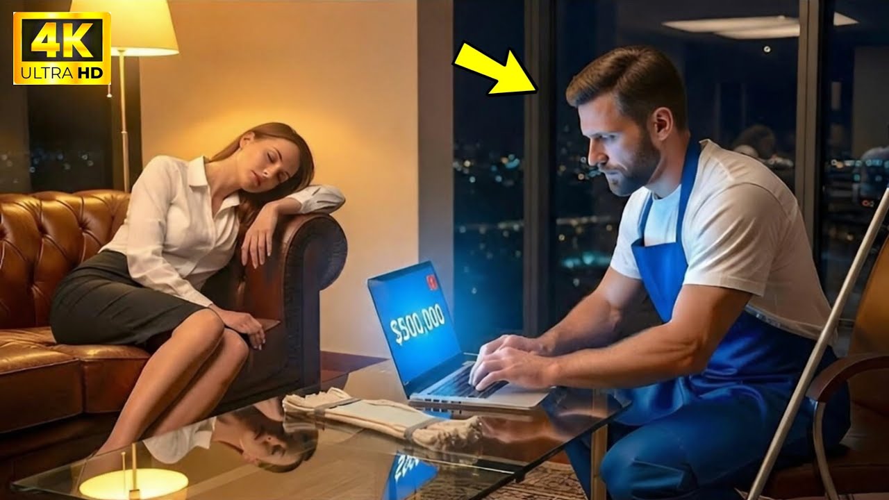 The CEO Pretended to Sleep to Test Her Janitor &mdash; But What He Did Saved Her Collapsing Company