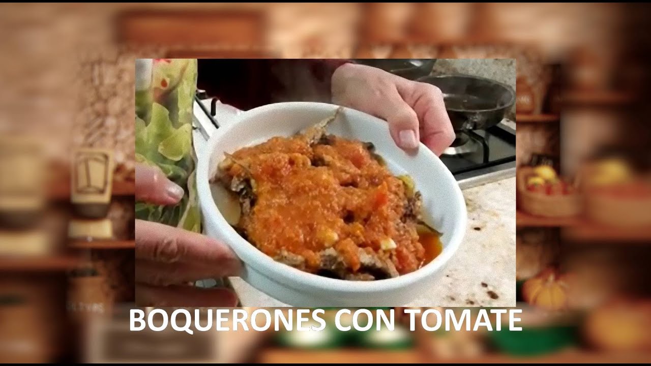 BOQUERONES CON TOMATE