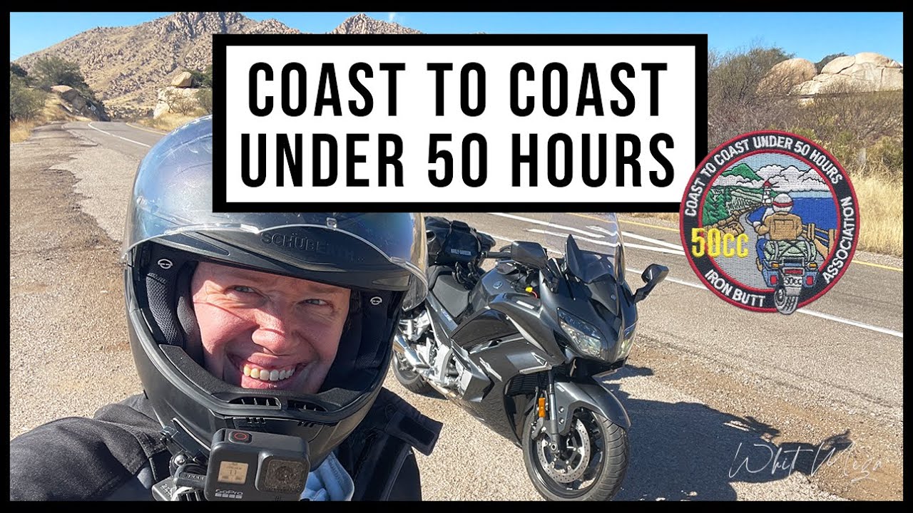 Winter Coast to Coast Under 50 Hours Iron Butt Challenge on 2021 Yamaha FJR1300 - DAY ONE