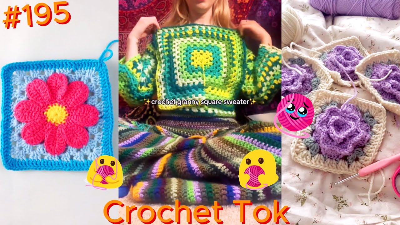 🧶💖 Crochet TikTok Compilation - Crochet Tok Fam 🧶💖 #195