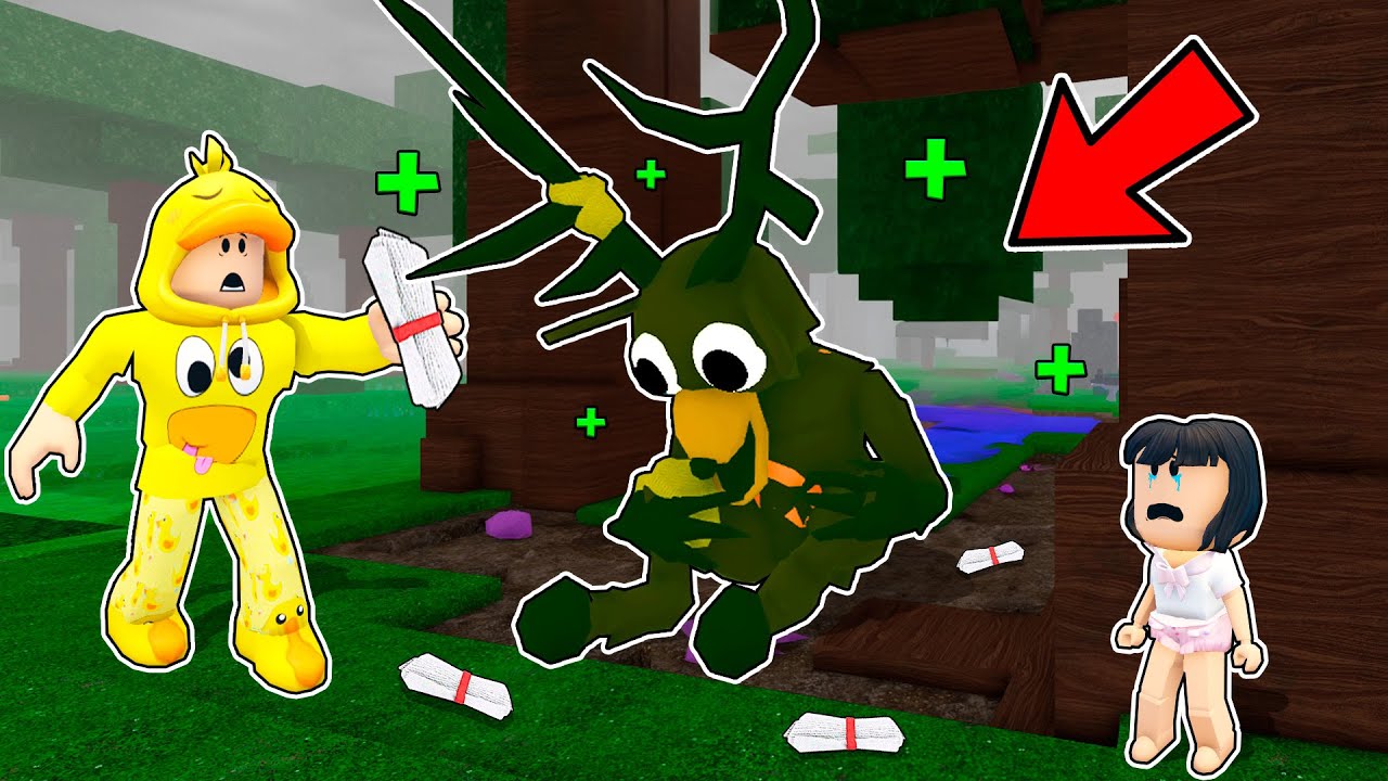 SALVAMOS AL CIERVO de 99 Noches en el Bosque y SE VOLVIÓ NUESTRO AMIGO en Roblox!