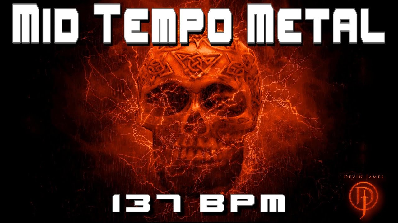 🥁Free Mid-Tempo Metal Drum Track 137 BPM | Download Now