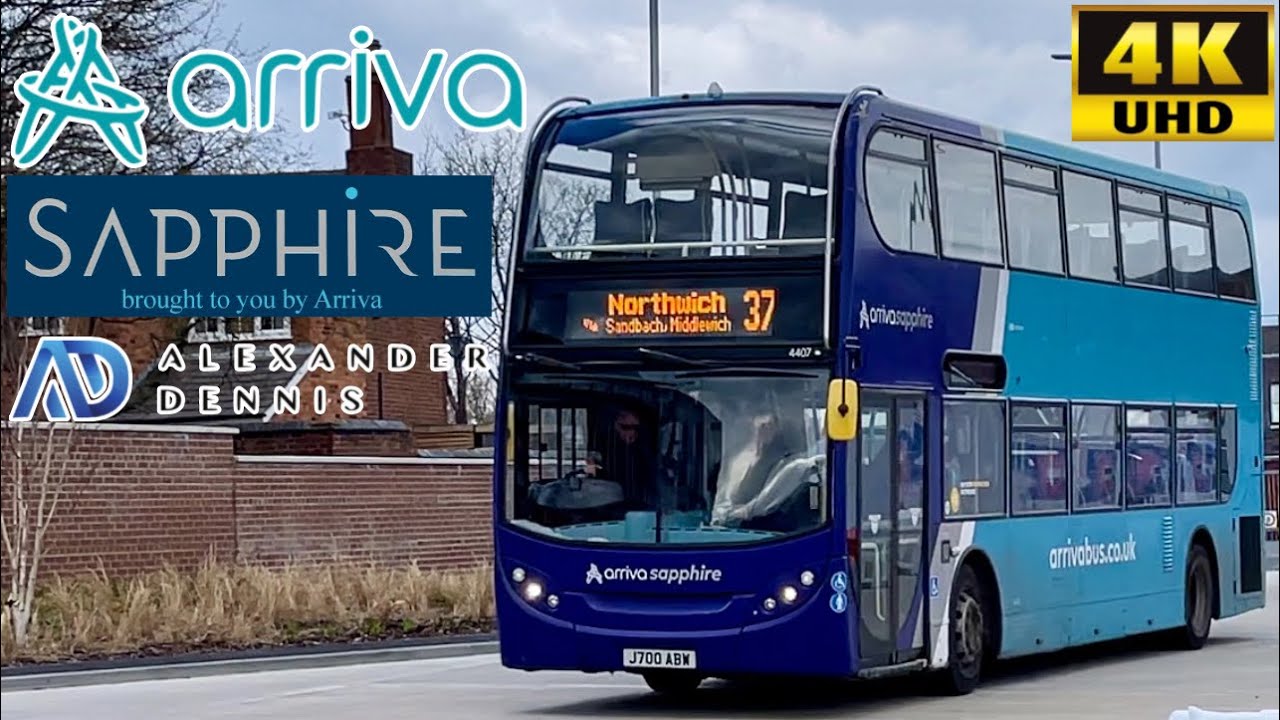 [Arriva North West: 37 Crewe to  Northwich via Sandbach, Middlewich, Moulton] Sapphire ADL Enviro400