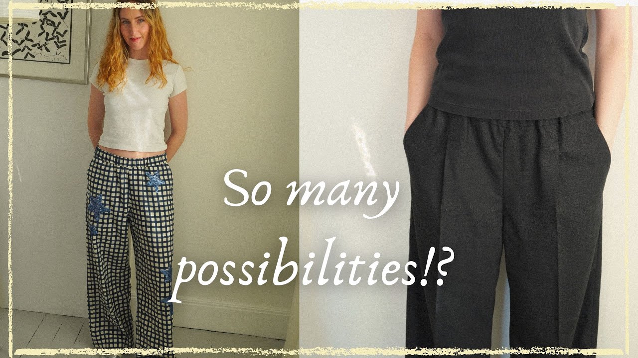 One Pants Pattern, Two Very Different Makes - Lane Pants Sewing Project