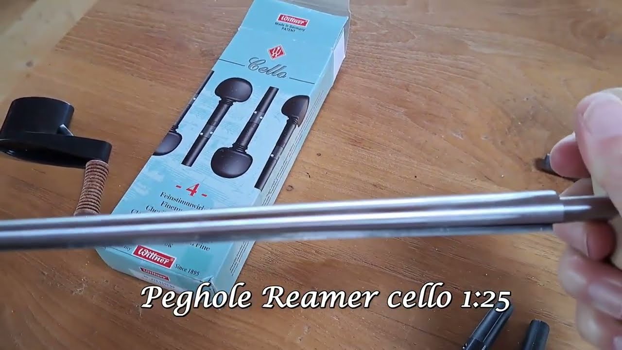 Wittner Cello Tuning Pegs aanbrengen is supereenvoudig!