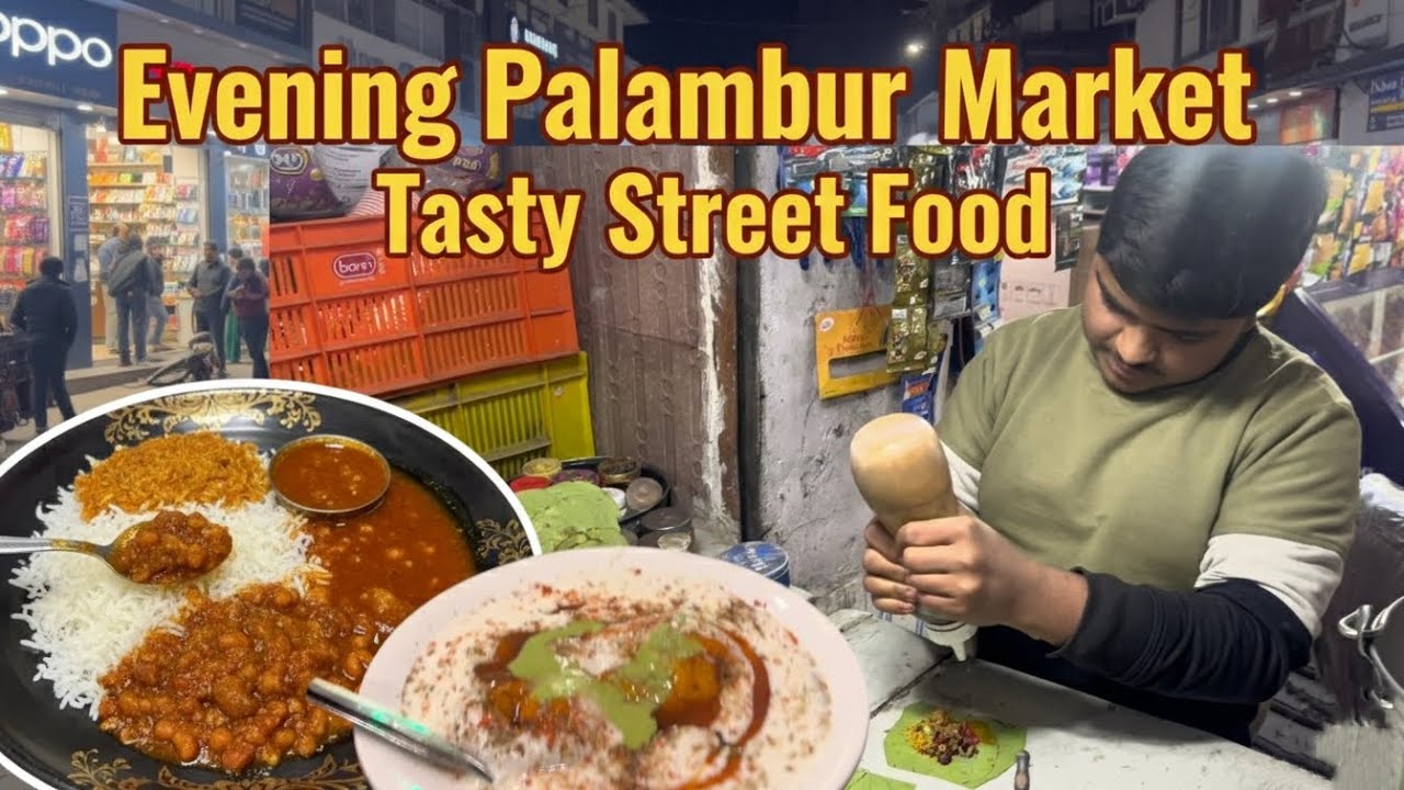 Evening Market of Palampur and tasty 😋 Street food || Speaker Singh Vlogs #Rajmah #vlog #travel 